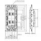 パナソニック 埋込ダブルコンセント 絶縁取付枠付 15A 125V ホワイト WTF15024WK 画像2