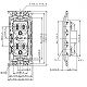 パナソニック 埋込接地ダブルコンセント 絶縁取付枠付 15A 125V ホワイト WTF13124WK 画像2