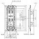 パナソニック 埋込アースターミナル付ダブルコンセント 金属取付枠付 15A 125V ホワイト WTF1532WK 画像2