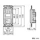 パナソニック 埋込扉付アースターミナル付接地ダブルコンセント 金属取付枠付 15A 125V ホワイト WTF11523WK 画像3