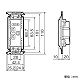 パナソニック 15A・20A兼用埋込アースターミナル付接地コンセント 金属取付枠付 20A 125V ホワイト WTF19313WK 画像3