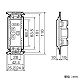 パナソニック 15A・20A兼用埋込接地コンセント 金属取付枠付 20A 250V ホワイト WTF19223WK 画像3