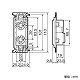 パナソニック 埋込接地2P引掛ダブルコンセント 金属取付枠付 15A 125V ホワイト WTF23123W 画像3