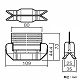 パナソニック ボックス用絶縁セパレータ プラスチック・金属ボックス両用 WV2450 画像2