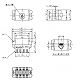 パナソニック 情報用埋込モジュラジャック CAT3相当 8極8心 ホワイト WNT1781WK 画像4