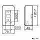 パナソニック 露出増設ボックス コンセント用 3コ用 ラウンド ホワイト WVC7003W 画像3