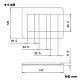 パナソニック コンセントプレート 9コ用 ラウンド WTX7009S 画像2