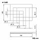 パナソニック コンセントプレート 7コ(3コ+1コ+3コ)用 スクエア WTX8077S 画像2