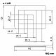 パナソニック コンセントプレート 7コ(3コ+1コ+3コ)用 ラウンド WTX7077S 画像2