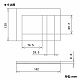 パナソニック コンセントプレート 2連接穴+3コ用 スクエア WTX8503S 画像2