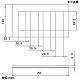 パナソニック コンセントプレート 12コ用 スクエア WTX8012S 画像2