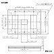 パナソニック 簡易耐火コンセントプレート 7コ(3コ+1コ+3コ)用 スクエア WTX8777S 画像2