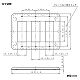 パナソニック 簡易耐火コンセントプレート 9コ用 ラウンド WTX7709S 画像2