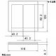 パナソニック スイッチ用プレート 2連用 スクエア シルバーグレー WTV6102S1 画像2