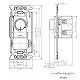 パナソニック フルカラームードスイッチB 片切 白熱灯ライトコントロール ロータリー式 別回路スペース付 400W 100V WN575149 画像3