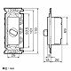 パナソニック フルカラー 埋込ファンコイル用スイッチ ランプ付 3段切替形 6A 100V WNH58012K 画像2