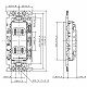 パナソニック フルカラー 埋込絶縁ダブルコンセント 取付枠付 15A 125V WN13024K 画像3