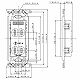 パナソニック フルカラー 埋込扉付ほたるダブルコンセント 取付枠付 15A 125V WN13525 画像4