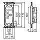 パナソニック フルカラー 15A・20A兼用埋込接地コンセント 取付枠付 20A 250V WN1922 画像2