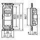 パナソニック フルカラー 15A・20A兼用埋込絶縁接地コンセント 取付枠付 20A 125V WN19214 画像2