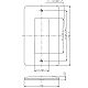 パナソニック フルカラー モダンプレート 3コ用 ダークベージュ WN6003Y 画像3