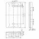 パナソニック フルカラー モダン腰高カバープレート 1連用 厚さ16mm 取付枠付 ミルキーホワイト WN8061W 画像3