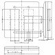 パナソニック フルカラー 腰高ワンタッチモダンプレート 4コ(3コ+1コ)用 ミルキーホワイト WN6274WK 画像3