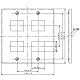 パナソニック フルカラー 新金属標準プレート 4コ用 WN7504 画像3