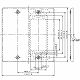 パナソニック フルカラー ステンレスカバープレート 2連用 取付枠付 WN7692K 画像3