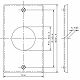 パナソニック フルカラー 新金属コンセントプレート 丸型 穴径41.5mm WN9514 画像3