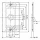 パナソニック フルカラー ステンレス大穴電話線プレート 1連用 取付枠付 WN7661K 画像3