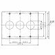 パナソニック フルカラー ステンレスコンセントプレート 丸型 2連用 穴径35.5mm WN9633K 画像3