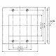 パナソニック フルカラー ステンレスコンセントプレート 2連接穴用 WN88609 画像3