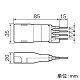 パナソニック 絶縁ホルダー付4心棒型圧着端子 フル端子側面型2m?用 WV22040 画像2