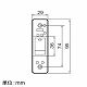 パナソニック ケースウェイはめ込み タンブラスイッチB 片切 素通し配線用 10A 300V WK7509 画像2