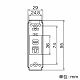 パナソニック ケースウェイはめ込み 15A・20A兼用コンセント 20A 125V WK7821 画像2