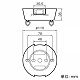 パナソニック シーリング受台 ラクダ色 WG9200Y 画像3