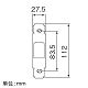 パナソニック フルカラー 新金属プレート 可動間仕切用 1コ用 WN3851 画像3