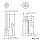 パナソニック 絶縁被覆付棒型圧着端子 フル端子用 3.5～5.5m?用 WV2503 画像2