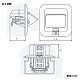 パナソニック アップコン 角型 コンセント 2コ口 15A 125V DU5340P 画像2