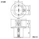 パナソニック アップコン 上下可動型 接地コンセント 2コ口 15A 125V DU5143 画像2