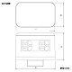 パナソニック ハイテンションアウトレット 角型 接地コンセント 2コ口 15A 125V ベースねじ呼びC39 DUK51112 画像2