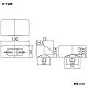 パナソニック メタルワイプロ用リファインアウトレットE 電話用モジュラジャック内蔵 DZM502KH 画像2