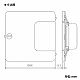 パナソニック マルチフロアコンS用プレート ブラウン(ナチュラルバーチ) DUM9101KF 画像2