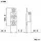 パナソニック 埋込引掛3Pコンセント 20A 250V ミルキーホワイト WF2320WK 画像2