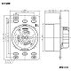 パナソニック 埋込引掛3Pコンセント 60A 250V ブラック WF2360B 画像2