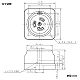 パナソニック 露出引掛接地2Pコンセント 30A 250V ブラック WK2330 画像2