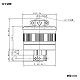 パナソニック 引掛3Pキャップ 30A 250V ブラック WF6331B 画像2