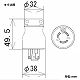 パナソニック 接地2Pタフキャップ 15A 125V ブラック WF3315B 画像2