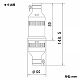 パナソニック 防水引掛2Pゴムコードコネクタ セット 15A 125V ブラック WA5215K 画像2